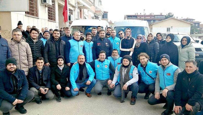 Edirne’den deprem bölgesine 33 din görevlisi gitti