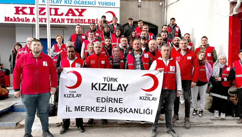 Kızılay’ın 45 kişilik destek ekibi yola çıktı