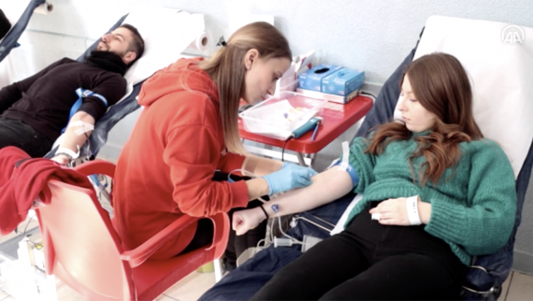 Trakya’da vatandaşlar, kan bağışında bulunmaya devam ediyor