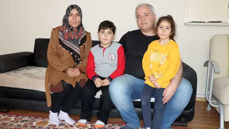 Edirne’de site sakinleri depremzede aileye sıcak yuva açtı