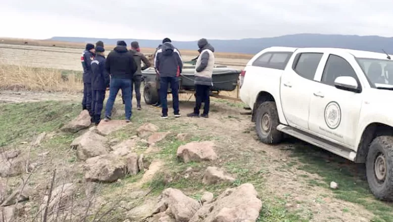 Gala Gölü Milli Parkı’nda yasa dışı avcılığa karşı denetim yapıldı
