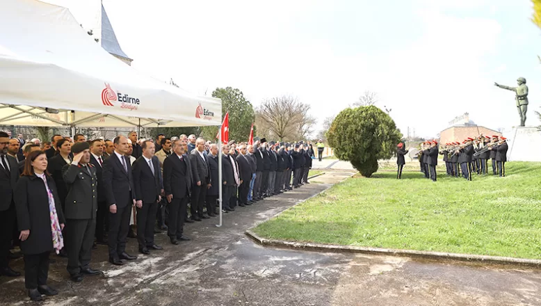 Balkan Şehitleri Edirne’de törenle anıldı