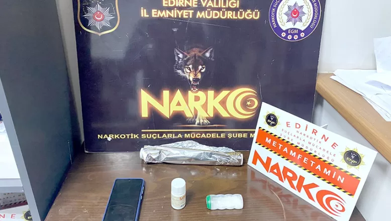 Edirne’de uyuşturucu operasyonunda 3 zanlı tutuklandı
