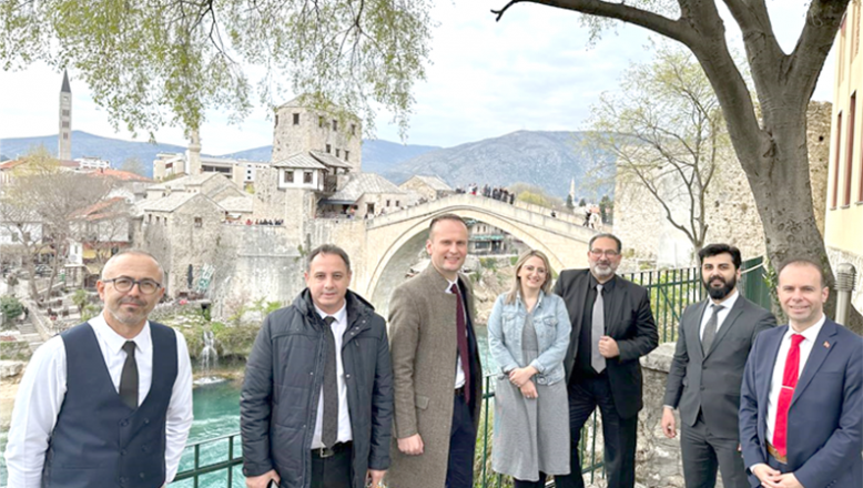 TÜ heyeti, Mostar’da tanıtım ve temaslarda bulundu