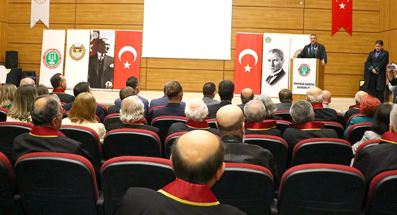 TBB Başkanı Sağkan, Tekirdağ’da, Şeref Yılı Plaket Töreni’ne katıldı