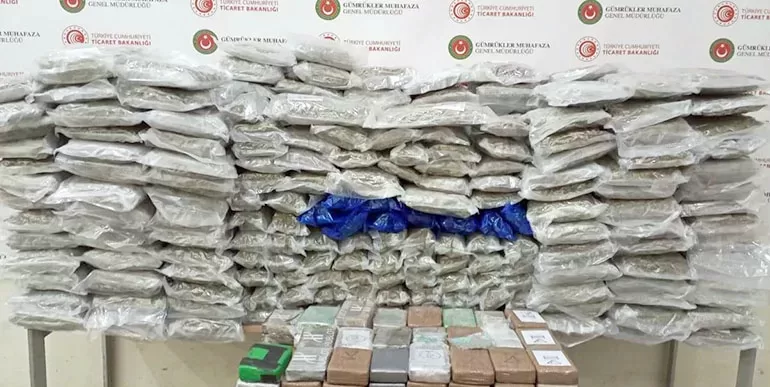 Operasyonlarda 462 kilo 777 gram uyuşturucu ele geçirildi