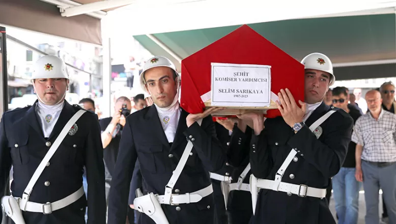 Şehit komiser yardımcısının cenazesi Kırklareli’nde toprağa verildi