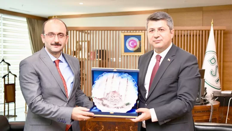 Vali Kırbıyık, DSİ Genel Müdürünü ziyaret etti