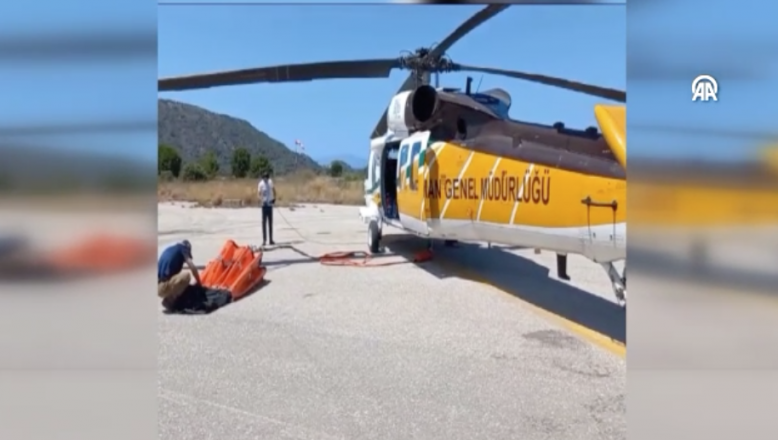 Yunanistan’a yardım için gönderilen hava araçları 544 ton su atımı gerçekleştirdi