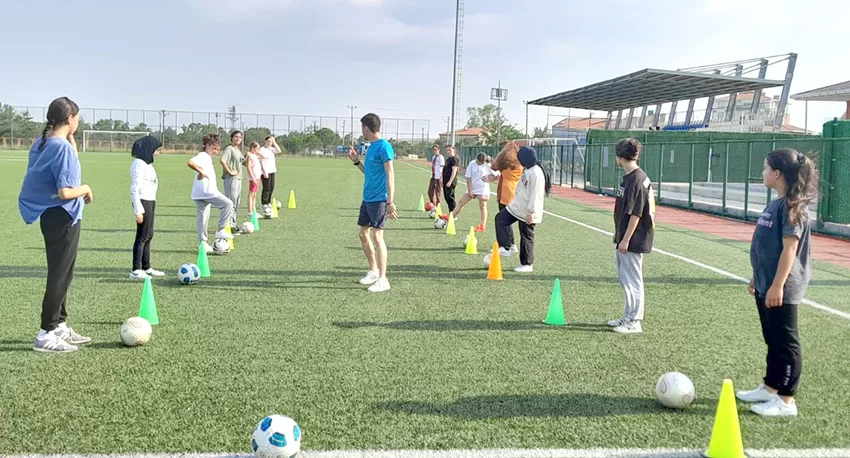 Ergene’de “Kadın Futbolu Projesi” başlatıldı