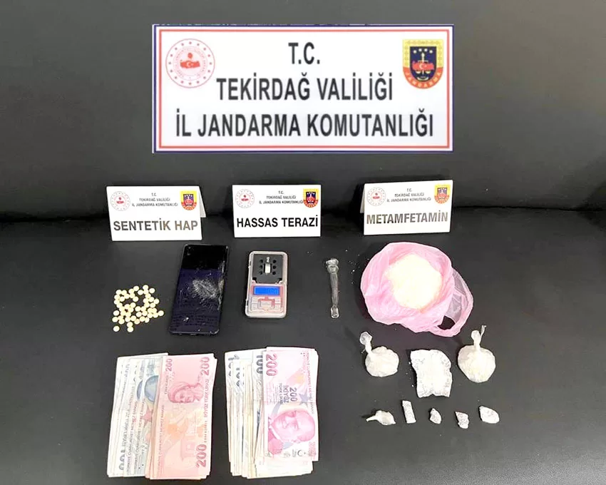 Tekirdağ’da uyuşturucu ticareti iddiasıyla 3 şüpheli yakalandı