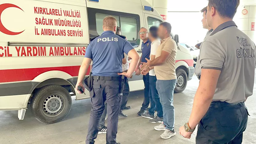 Kırklareli’nde hastanede çıkan kavgada biri polis iki kişi yaralandı