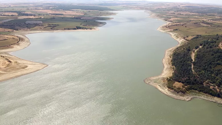 Edirne’de binlerce dönüm araziyi sulayan Altınyazı Barajı’nda doluluk yüzde 15’e düştü