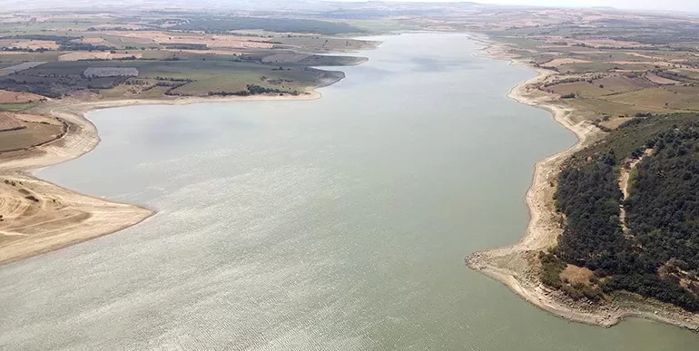 Edirne’de binlerce dönüm araziyi sulayan Altınyazı Barajı’nda doluluk yüzde 15’e düştü