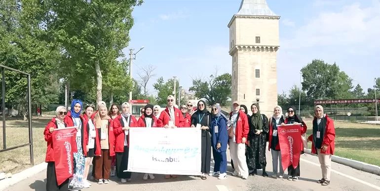 Gönüllü gençler “Anadoluyuz Biz Projesi” kapsamında Edirne’yi gezdi