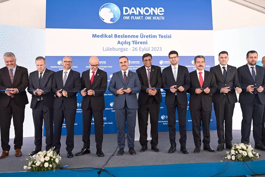 Sanayi ve Teknoloji Bakanı Kacır, Danone Türkiye Medikal Beslenme Tesisi’nin açılışa katıldı