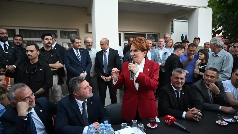İYİ Parti Genel Başkanı Meral Akşener Edirne’de konuştu