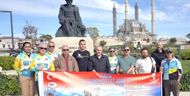 Edirne 14. Cumhuriyet Kupası Bisiklet Yol Yarışı’na doğru