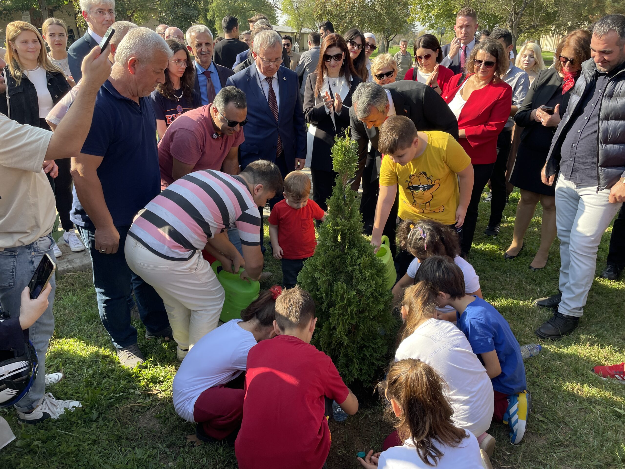 Edirne’de Cumhuriyet Fidanlığına 100. yıl fidanı dikildi