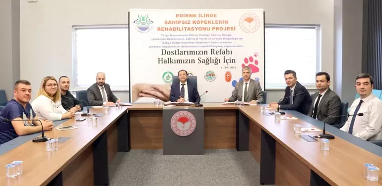 Edirne’de sokak hayvanlarının refahı için önemli adım: Rehabilitasyon Projesi başlatıldı