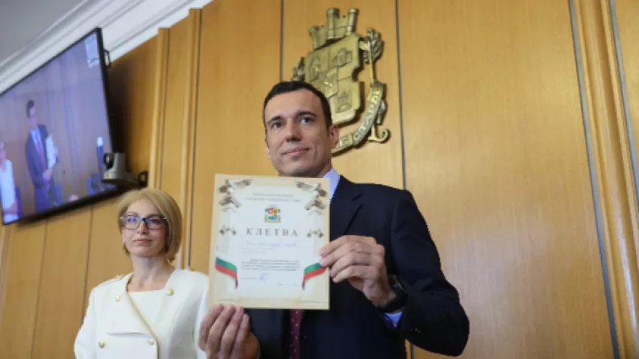 Sofya’nın yeni Belediye Başkanı Vasil Terziev yemin etti
