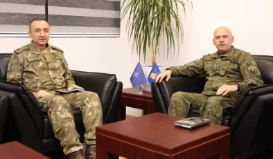 FSK Komutanı Jashari, KFOR Komutanı Ulutaş ile görüştü