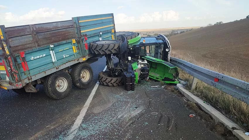 Tekirdağ’da devrilen traktörün sürücüsü öldü