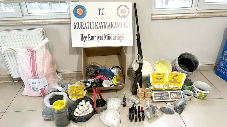 Tekirdağ’da evinde barut satışı yapan şüpheli gözaltına alındı