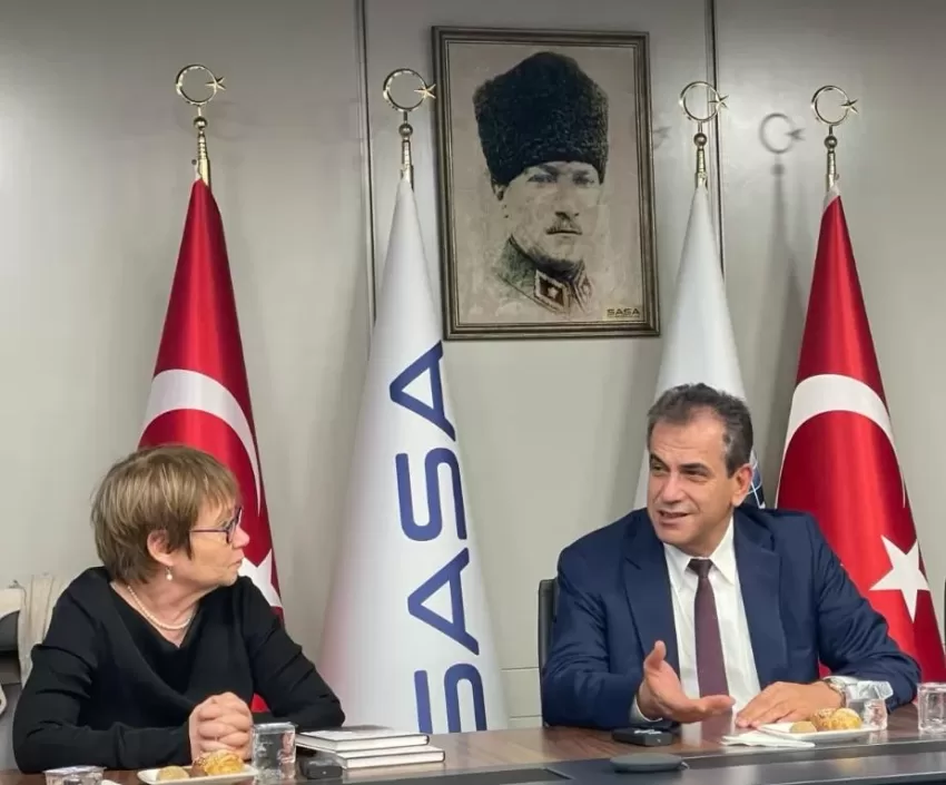 EBRD Başkanı Renaud-Basso’dan SASA’nın üretim tesisine ziyaret
