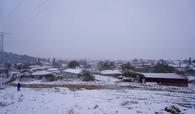 Trakya’nın yüksek kesimlerinde kar yağışı başladı