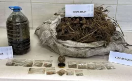 Tekirdağ’da bağ evinde 3 kilo 700 gram esrar ele geçirildi