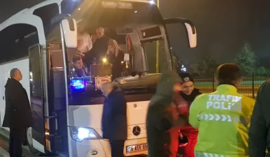 Anıtkabir ziyaretine gidecek yolcularıyla Bursa’dan hareket eden tur otobüsü çalıntı çıktı
