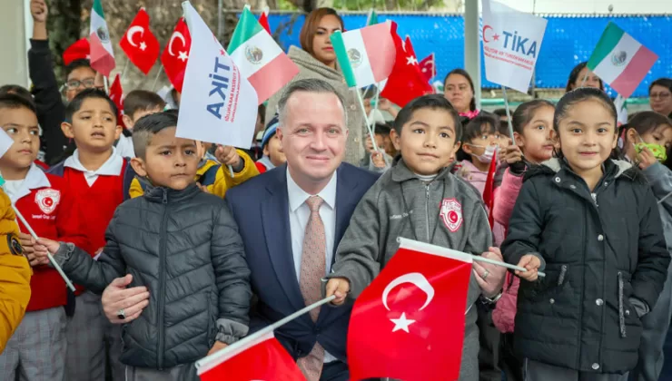 TİKA, Meksika’da Türkiye İlköğretim Okulunun Çevresini Yenileyerek Eğitim Atölyeleri Kurdu