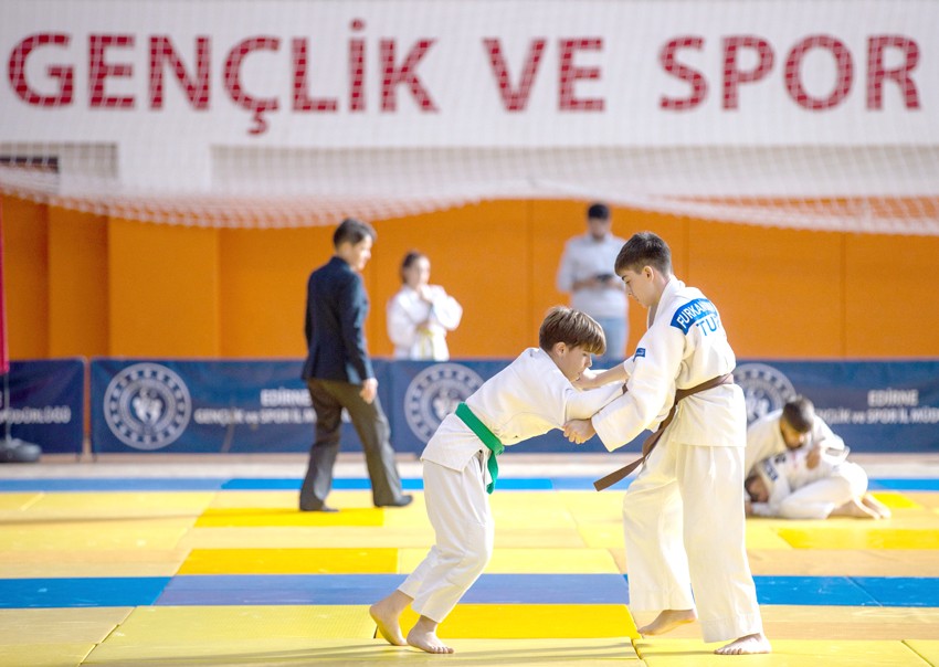 Edirne’de 3. Uluslararası Judo Şampiyonası başladı