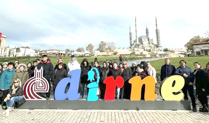 Rumen öğrenciler Edirne’yi gezdi