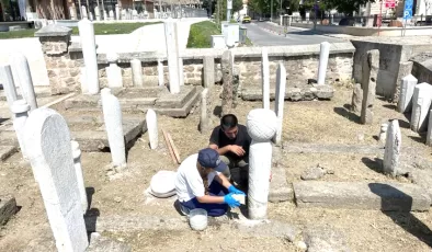 Osmanlı dönemi mezarlıkları aslına uygun onarıldı