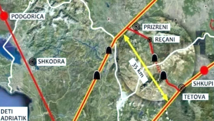 Kuzey Makedonya hükümetinden Kalkandelen-Prizren yolunun yapımına onay