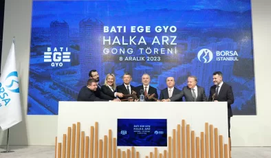 Borsa İstanbul’da gong Batı Ege GYO için çaldı