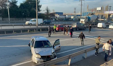 Kocaeli’de 8 aracın karıştığı zincirleme trafik kazasında 3 kişi yaralandı