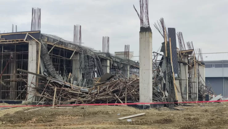 Bursa’da beton dökülen inşaatın çökmesi sonucu 6 işçi yaralandı
