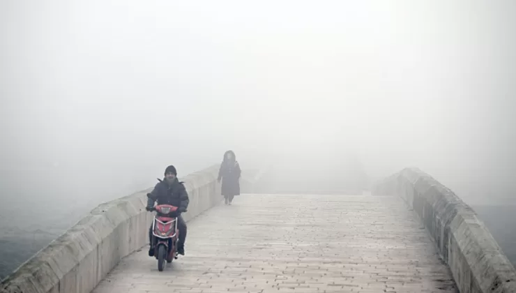 Edirne’de yoğun sis