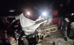 Otomobille traktörün çarpıştığı kazada 1 kişi öldü, 1 kişi yaralandı