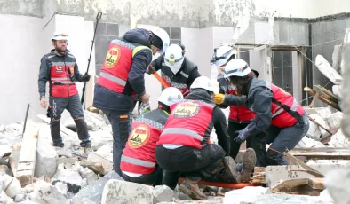 Kırklareli’nde olası Marmara depremine yönelik arama kurtarma tatbikatı gerçekleştirildi