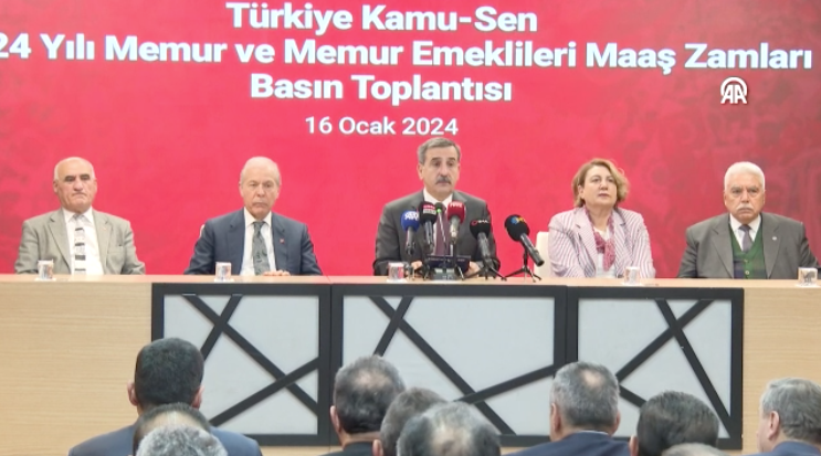 Türkiye Kamu-Sen Genel Başkanı Kahveci’den ek zam ve refah payı talebi