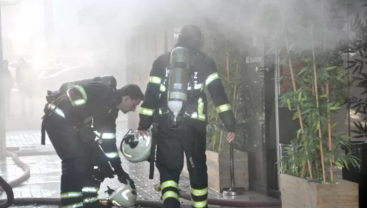 Lüleburgaz’da restoranda çıkan yangın söndürüldü