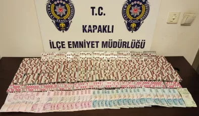 Tekirdağ’da uyuşturucu ticareti yaptığı iddiasıyla bir şüpheli yakalandı
