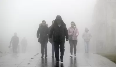 Edirne’de yoğun sis etkili oluyor