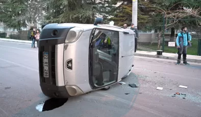 Edirne’de iki aracın çarpıştığı kazada 1 kişi yaralandı