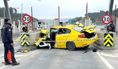 İstanbul’daki kazada sürücü ve yolcu ağır yaralandı