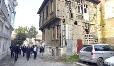 Edirne’de tarihi konakların restorasyonu sürüyor